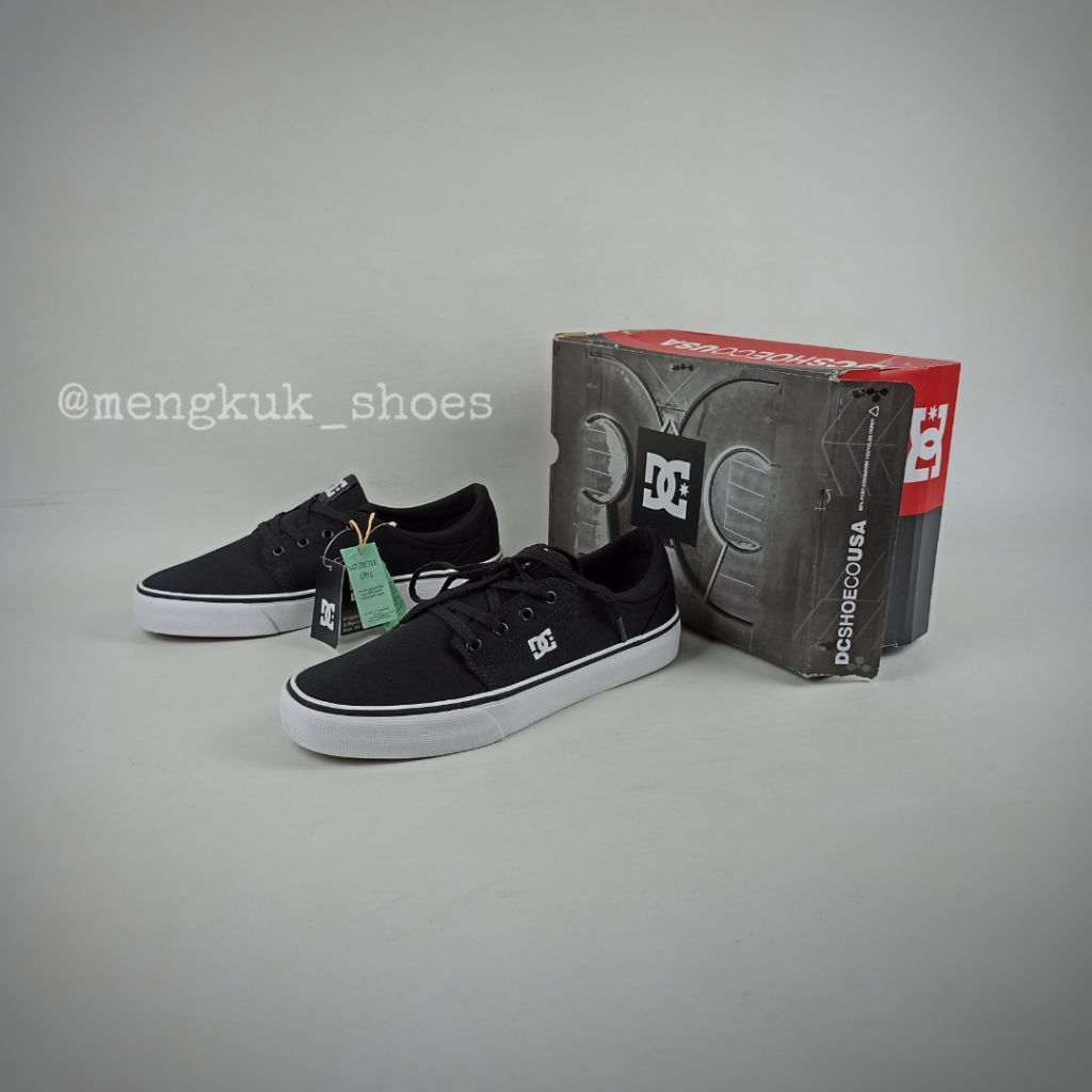 Sneakers Casual DC Shoes CO USA TRASE TX BLACK size 39 BNIB Original - SNEAKERS CASUAL SKATE STRETT 