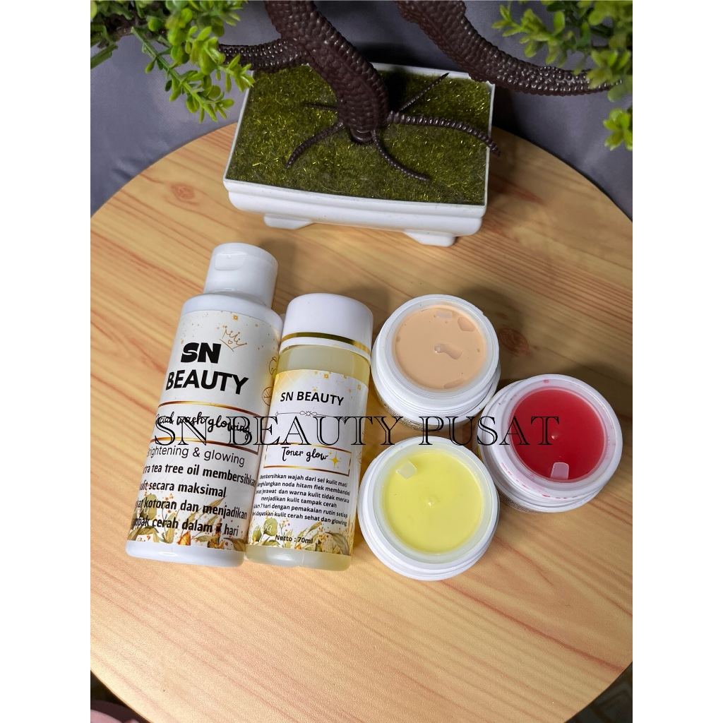 PAKET EXTRA GLOW RED JELLY SN BEAUTY SKINCARE