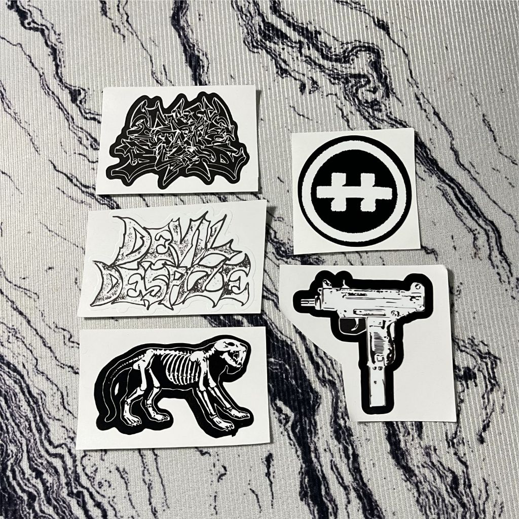 STIKER KALCER | STIKER TEENAGE DEATH STAR | STIKER HELM STIKERPACK BAND HARDCORE