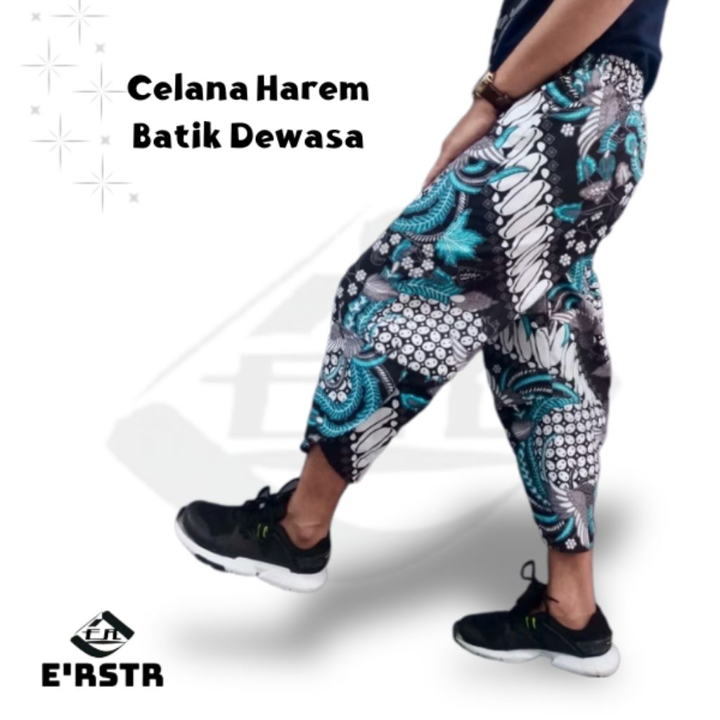 Kolor panjang Harem - celana panjang motif batik dewasa - celana harian
