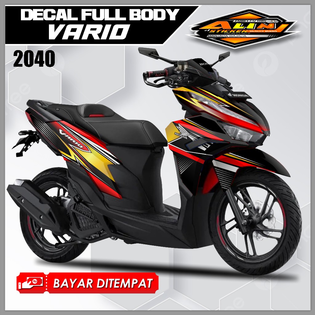 2040 Dekal full body Vario 125/150 New Decal Vario New 125 Full Body
