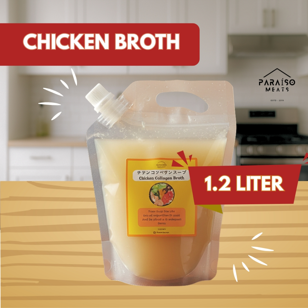 Pure Chicken Collagen Broth I Shabu Shabu Kuah Kolagen Ayam 1,2L