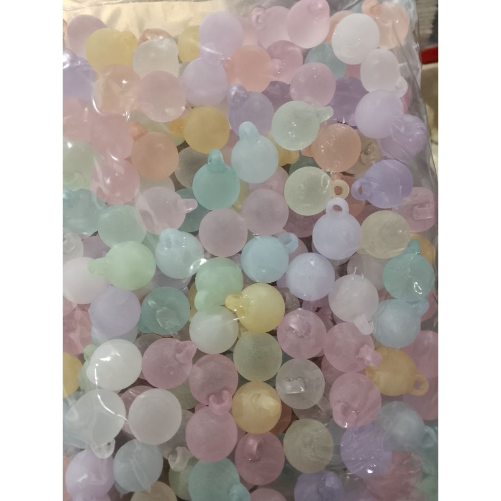 1pon Manik 16mm bola gantung mosa mix warna