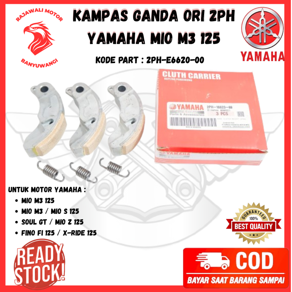 Kampas Ganda Mio M3 Mio Z Mio S Ori - Kampas Ganda Fino 125 & X-Ride 125 2PH