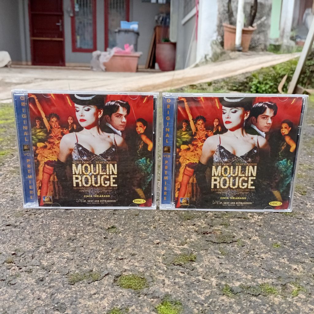 VCD Moulin Rouge Nicole Kidman (2001) Teks Indonesia Original 20th Century Fox VideoCD Mulus
