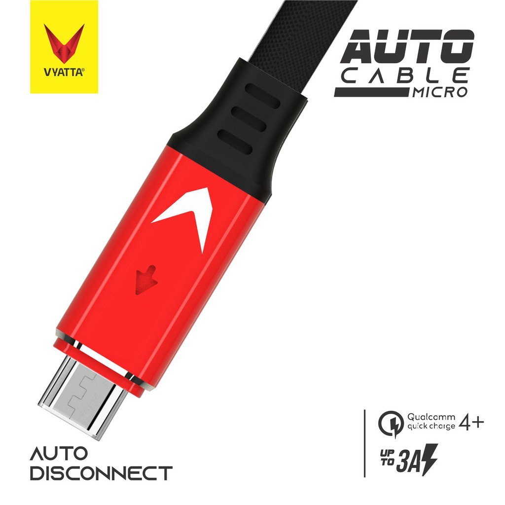 [Clearance Sale] VYATTA AUTO Cable / Kabel Data Micro USB Smart Disconnect
