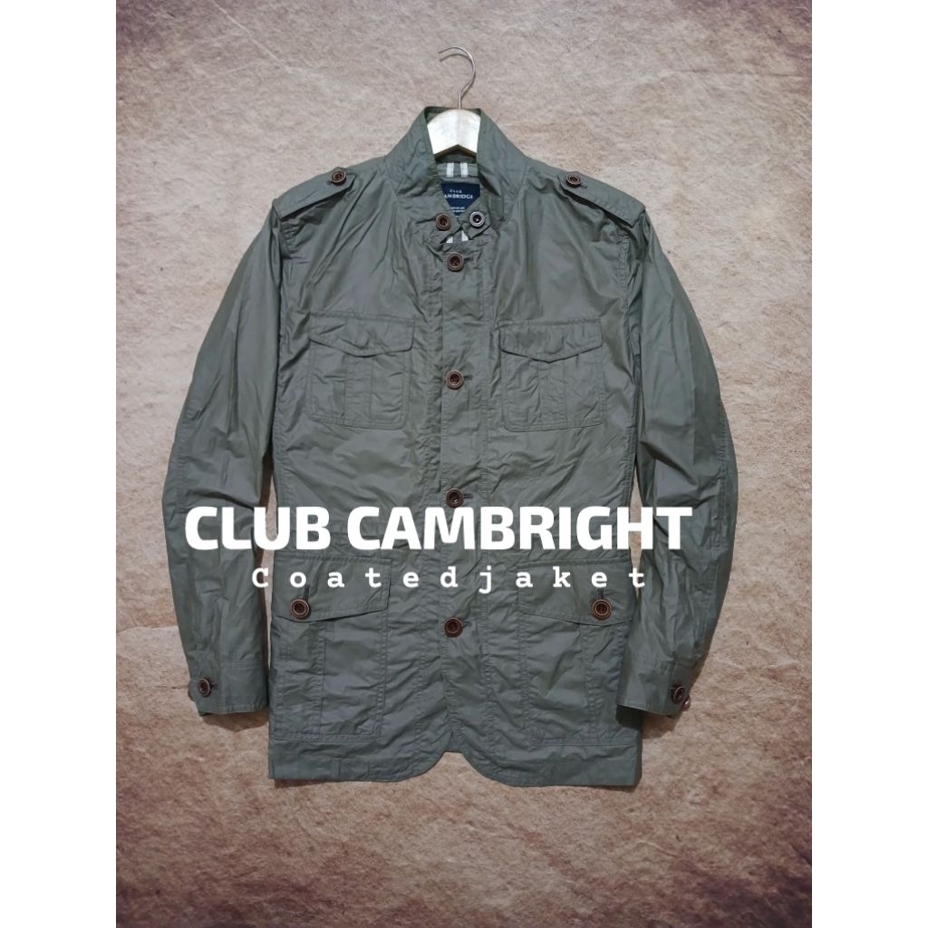 jaket CLUB CAMBRIGHT bahan coated keren recomend