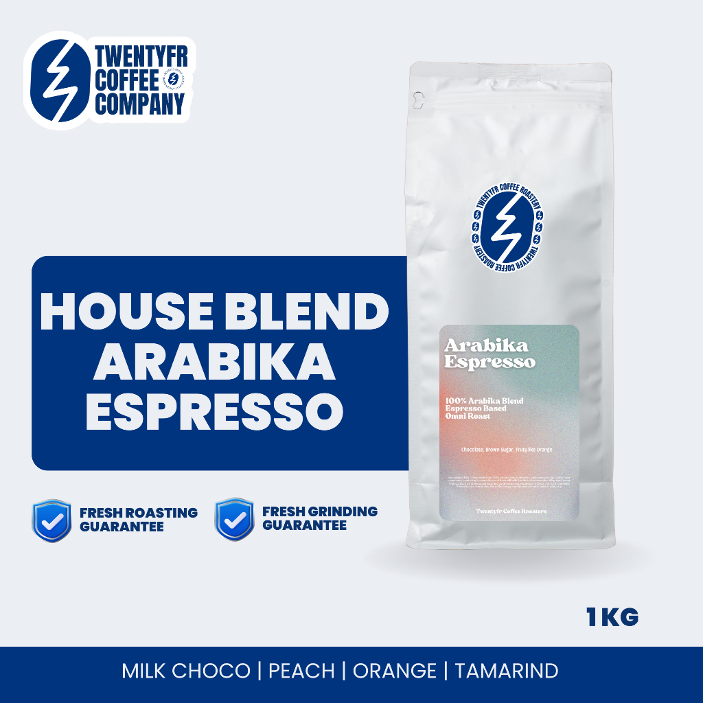 HOUSE BLEND ARABIKA ESPRESSO 100% ARABIKA BLEND - ESPRESSO HOUSE BLEND 1KG
