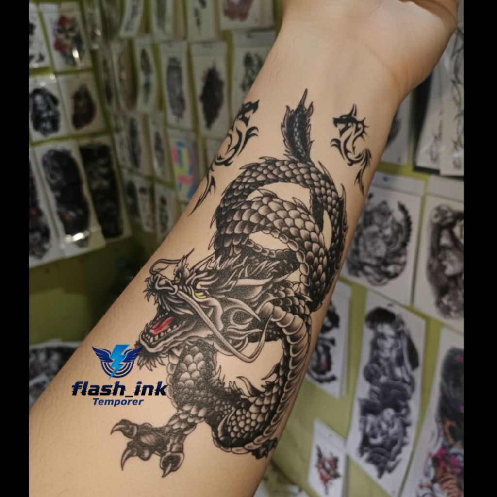 tatto temporary naga tahan air tato tangan