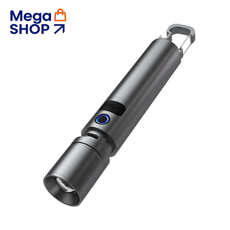 Senter Laser Zoom Multifungsi Yang Dapat Ditarik Laser Outdoor LED Lampu