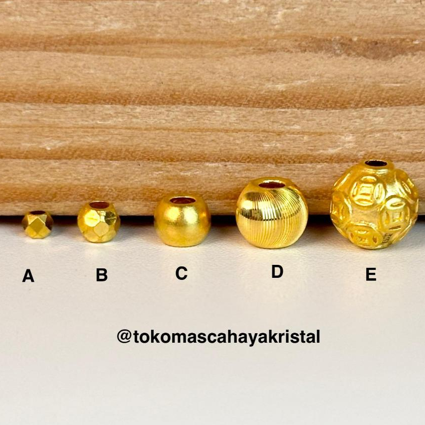 Charm Emas Bola Doff / Kiliap Emas Asli 24k HK Hongkong 999% - Gold Bracelet
