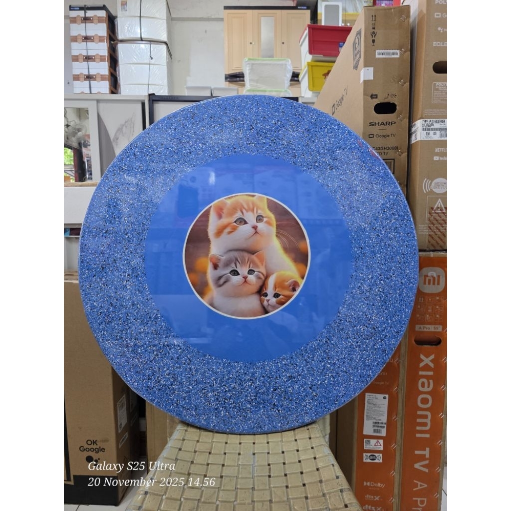 MEJA OSHIN KARAKTER / MEJA BULAT KARAKTER / FURNITURE PALEMBANG / Best Seller Meja Oshin Palembang /