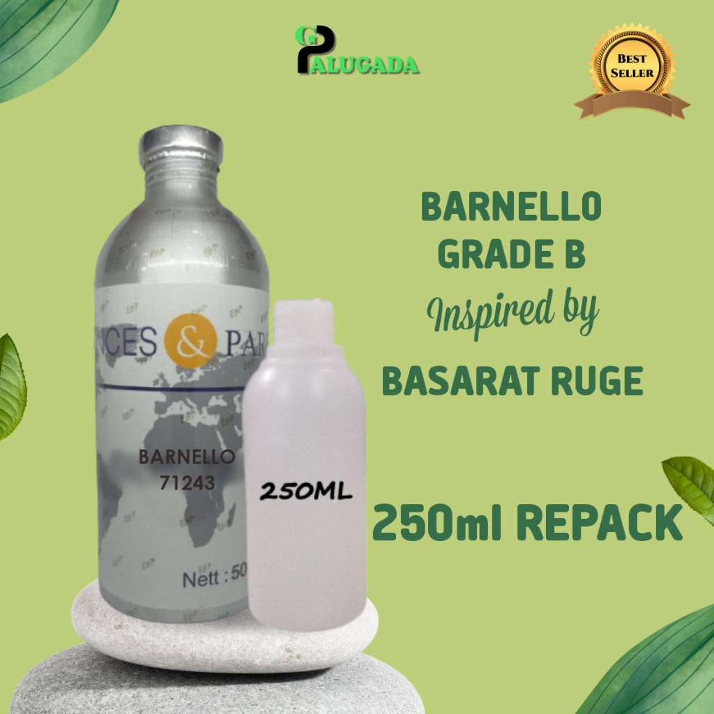 Bibit Parfum Murni BARNELLO | BCRT WORLD ESSENCES 250ML Repack