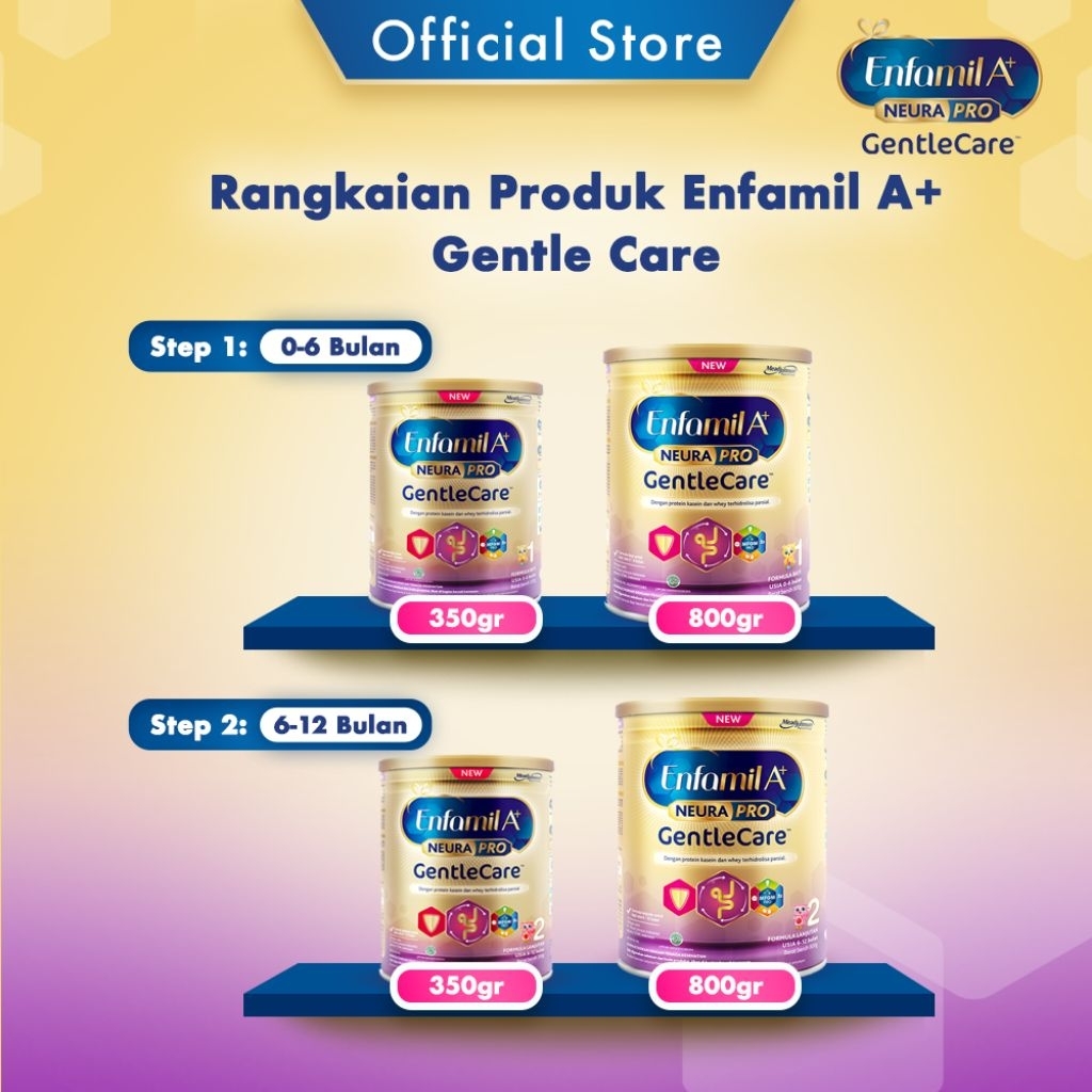 Enfamil Enfagrow Neura Pro A+ Gentle Care 1 / 2 / 3 (350g dan 800g)