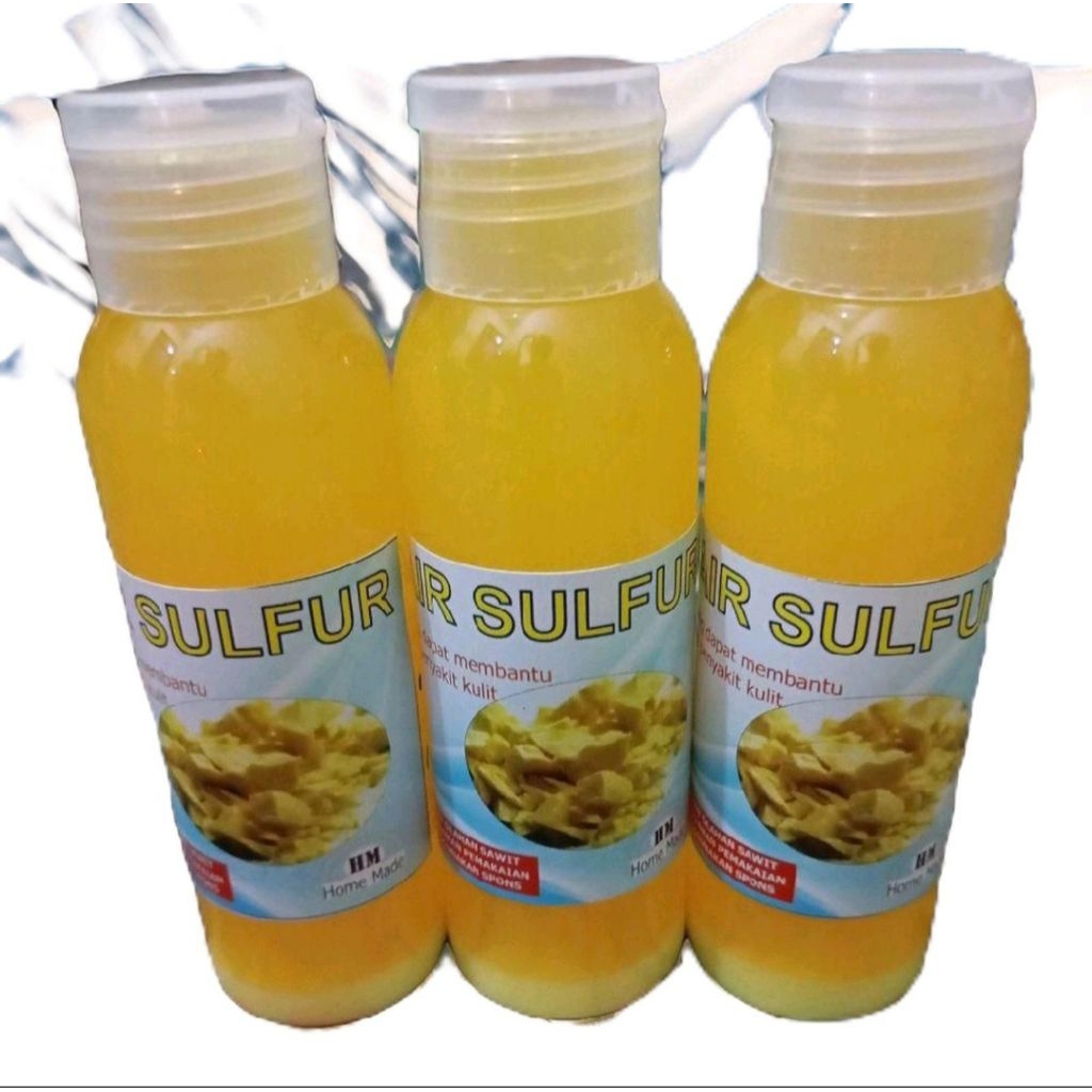 Paket isi 3 Sabun belerang cair sabun sulfur cair UK 100ml