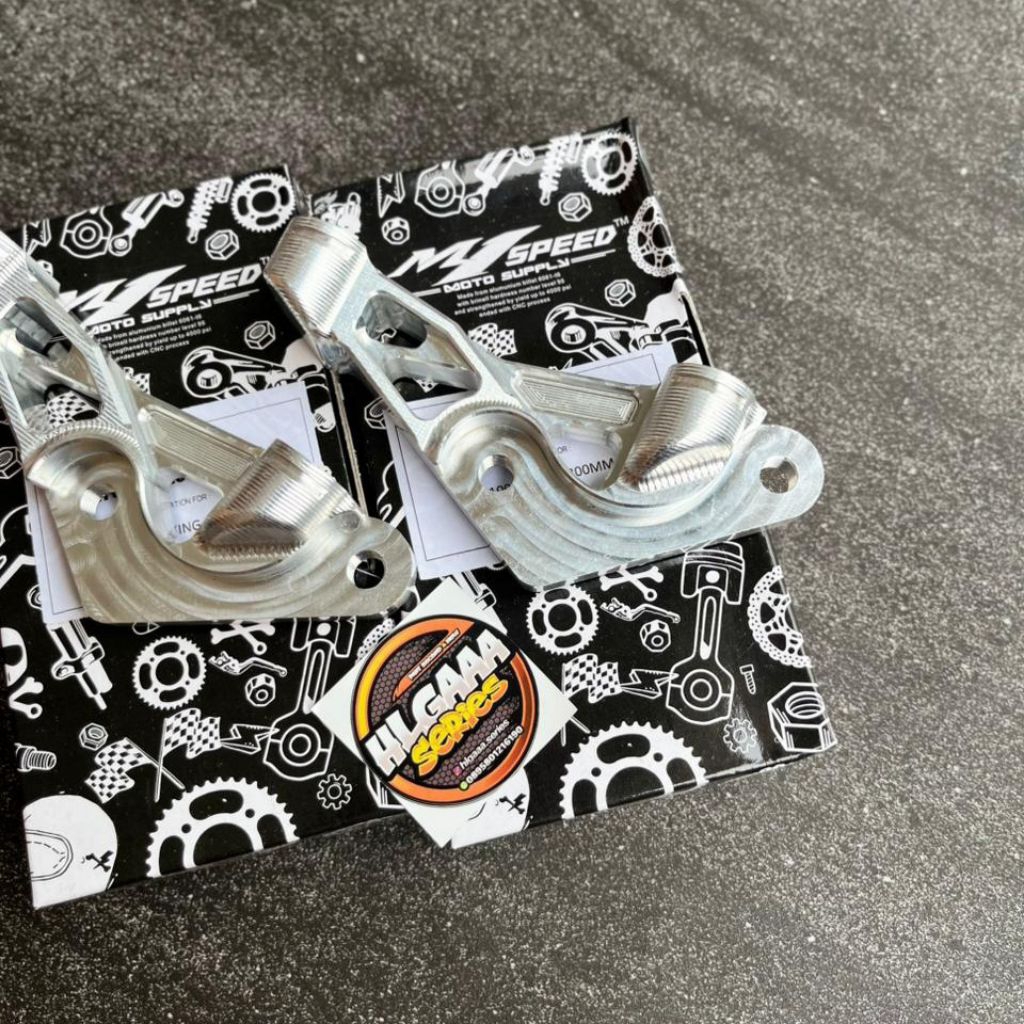 BREKET PICT 100MM RX KING M1 SPEED BREKET KALIPER MONOBLOK NISSIN/BREMBO SHOCK RX KING M1 SPEED