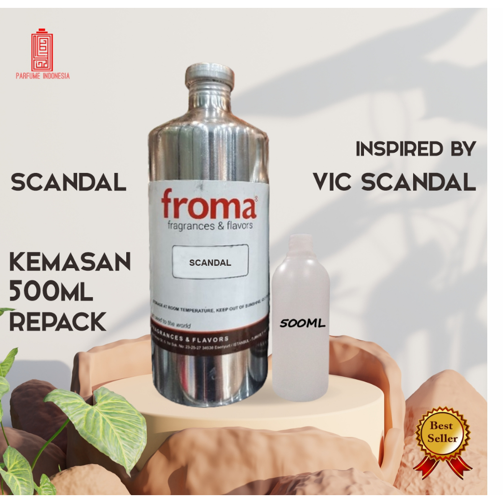 bibit parfum murni SCANDAL | FROMA 500ML |  REPACK