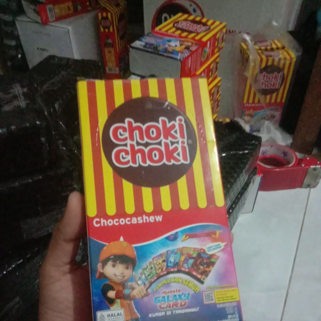 Choki Choki Boboiboy galaxy 20 pcs + card kartu Boboiboy galaxy