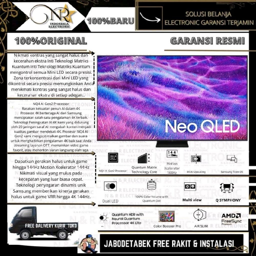 Samsung QA100QN80FAKXXD Smart TV Neo Qled 100 Inch