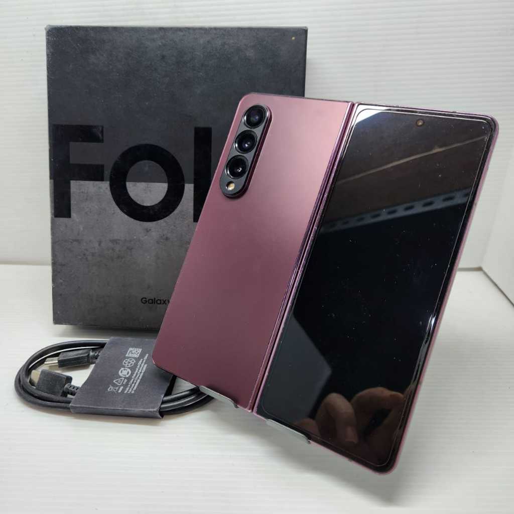 EXCLUSIVE RARE COLOR  SAMSUNG GALAXY Z FOLD 4 5G 12/512 BURGUNDY NO MINUS