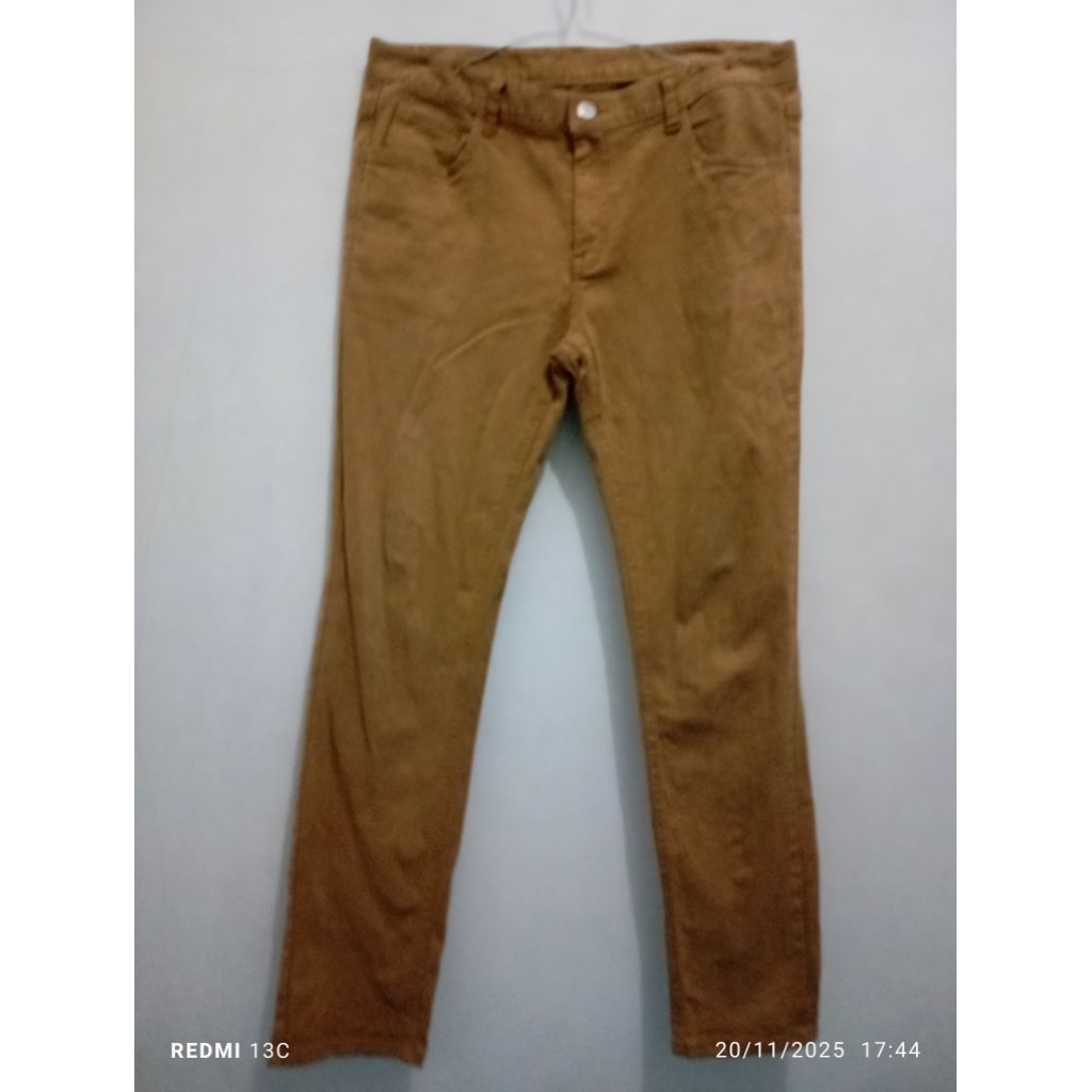 preloved celana panjang jeans pria coklat