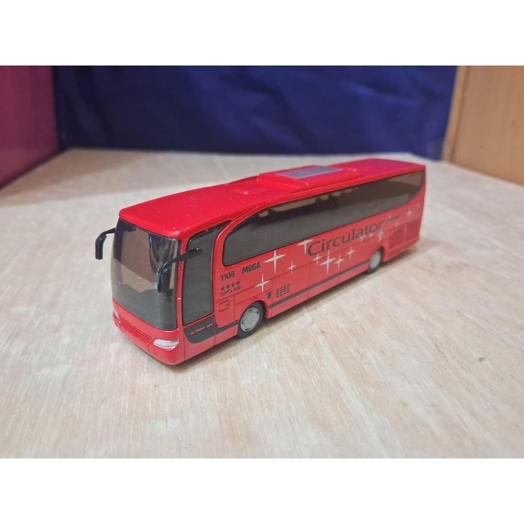 Diecast Bus 1/87 Realtoy Model Action City LOOSE MULUS BAN Karet Mainan Mobil Mobilan Bus Bis besi