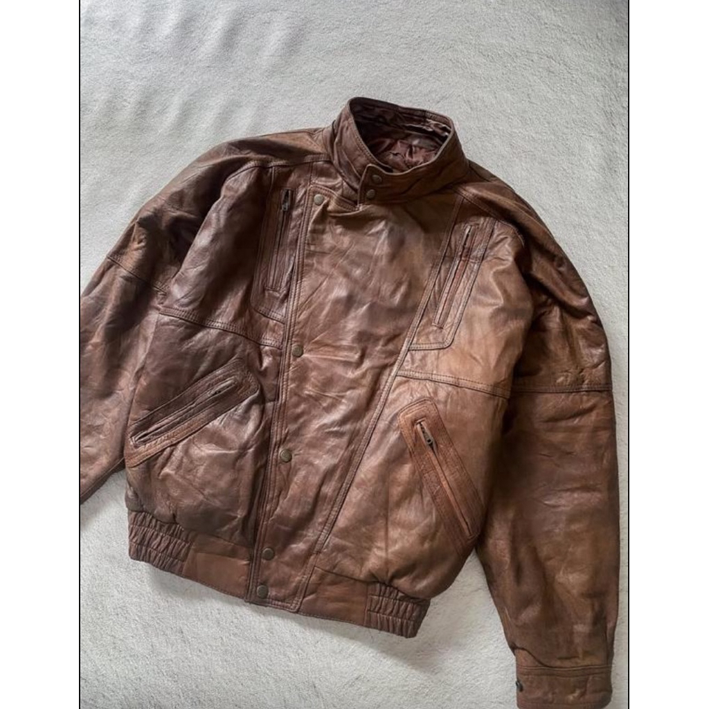 Jaket Leather Valentino uomo