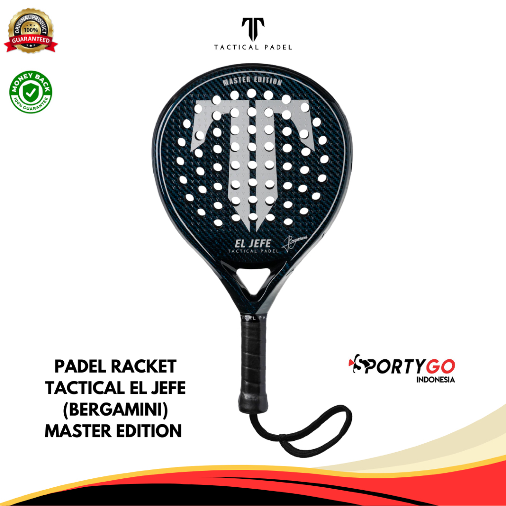 Padel Racket TACTICAL El Jefe (Bergamini) - Master Edition | Raket Padel Tactical