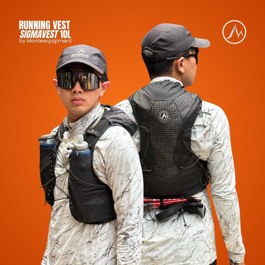 MONTE EQUIPMENT SIGMA VEST 10L SIGMAVEST 10L adalah tas lari terbatas dari MONTE EQUIPMENT.