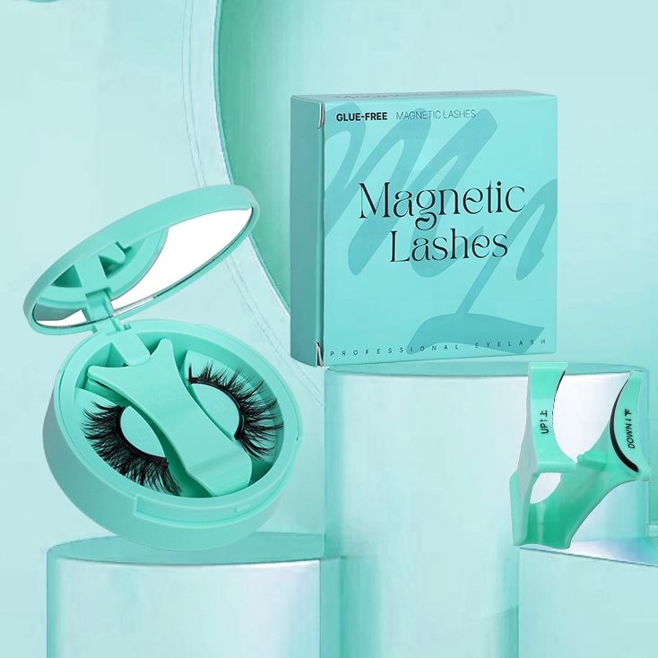 Green Magnetic Eyelashes | Magnetic Eyelashes Natural Look | Bulu Mata Palsu Magnet | Bulu Mata Natu