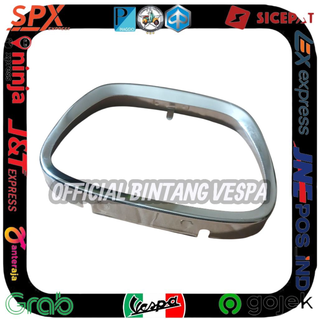 Ring lampu depan vespa super sprint chrome Ring Headlamp vespa super sprint