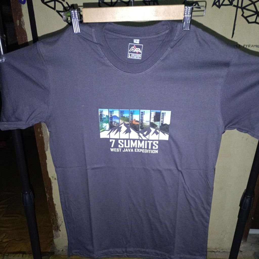 Kaos Gunung 7 Summit Jawa Barat