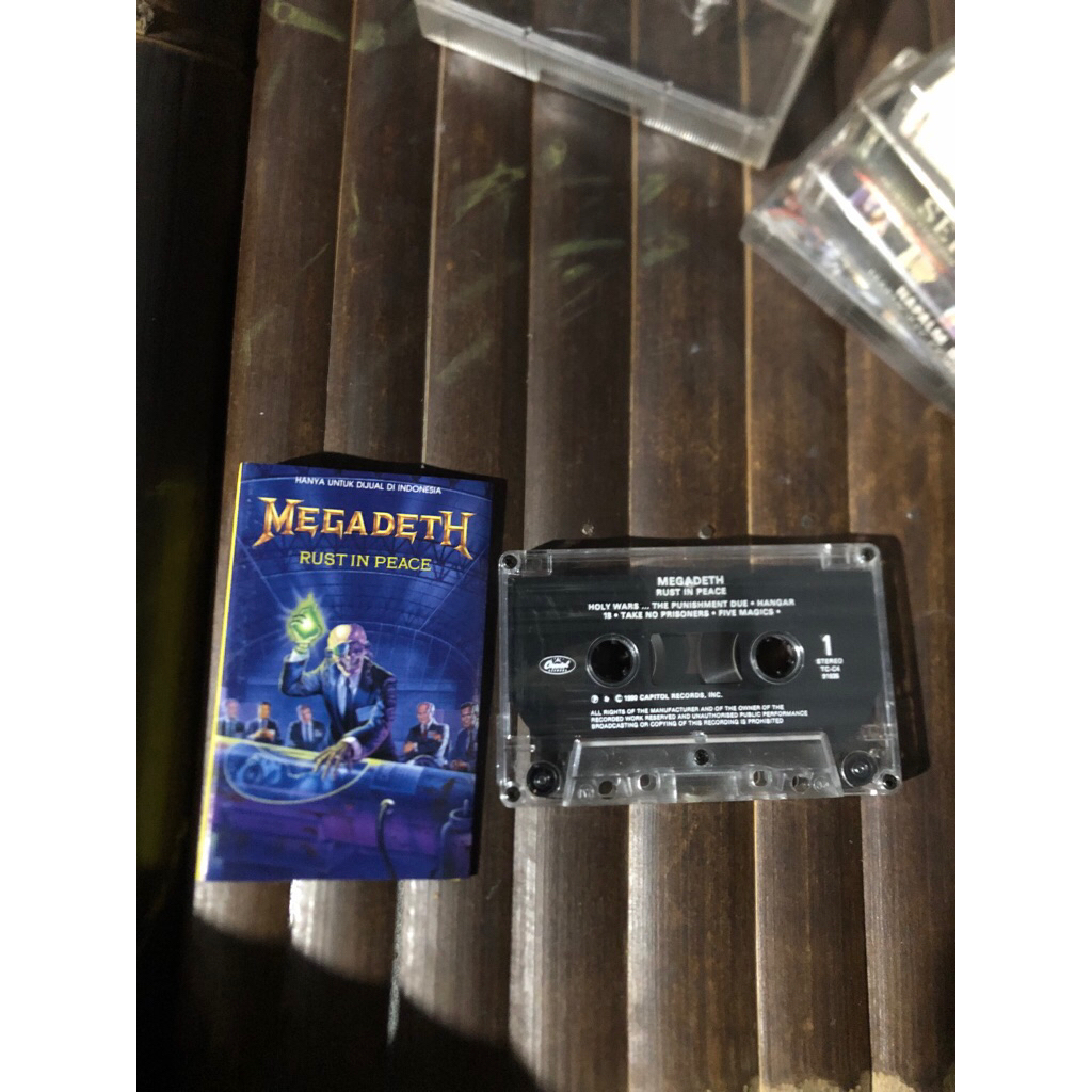 Kaset Megadeth Rust in Peace