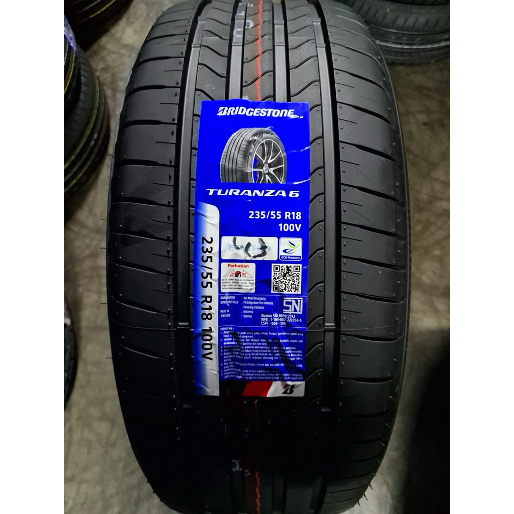 Ban mobil 235/55 r18 Bridgestone Turanza 6 Enliten ukuran 235 55 18 Turanza6 size 235/55r18
