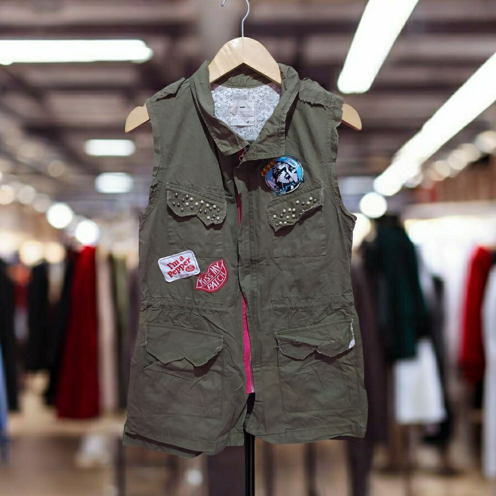 VEST ROMPI PARKA VINTAGE RIPPED