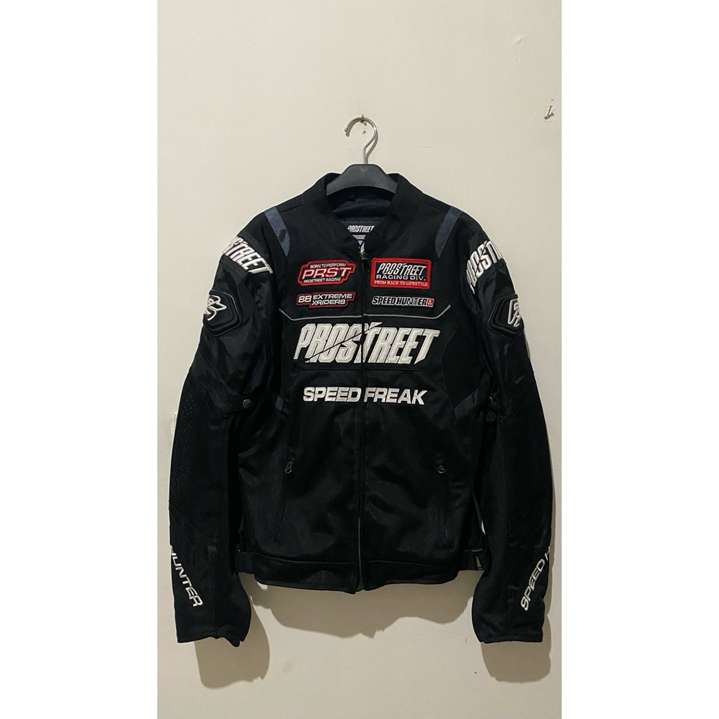 Jaket mesh Prostreet Majestic Black Non Protector size L