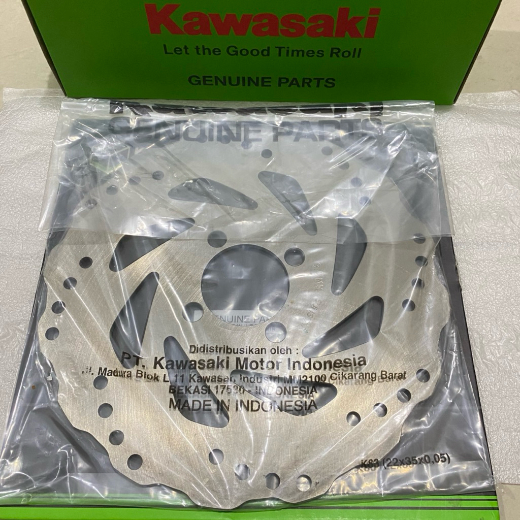 piringan cakram disk brake depan kawasaki fury pnp blitz, w175, kaze r, edge, zx130