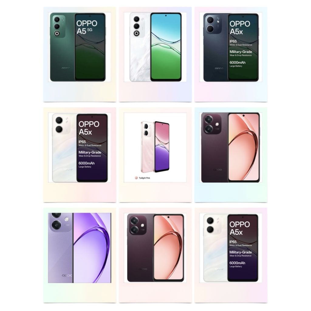 (Baca Deskripsi) Ready HP Oppo All Varian 2025 New, Oppo A6 Pro 5G, Oppo A6 Pro 4G, Oppo A5 Pro 5G, 