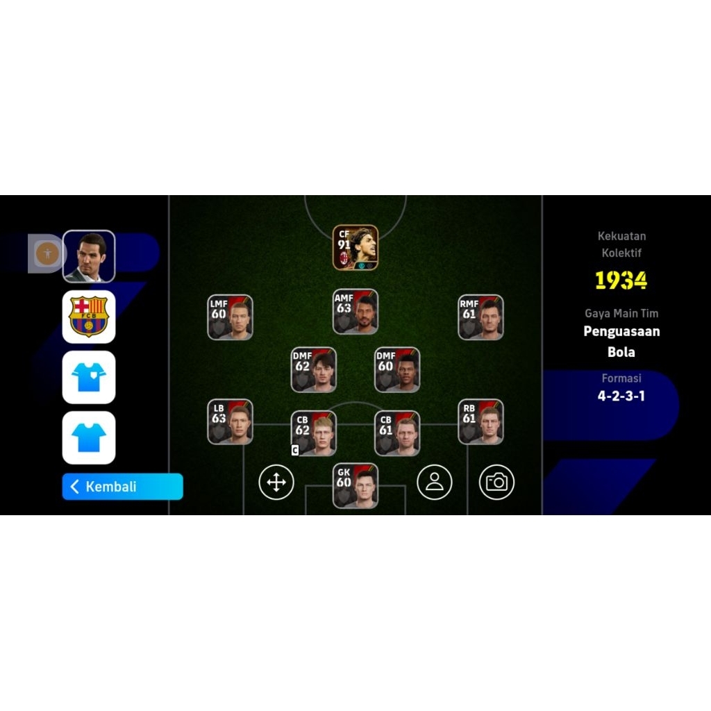 Akun Efootball polosan Epic