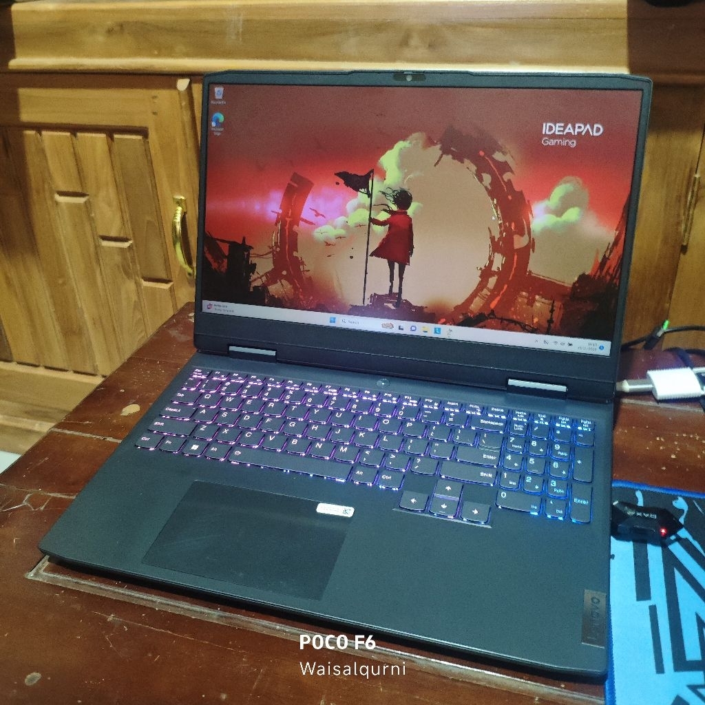 Lenovo Ideapad Gaming 3 Ryzen 5 6600H RTX 3050 laptop gaming editing render arsitek