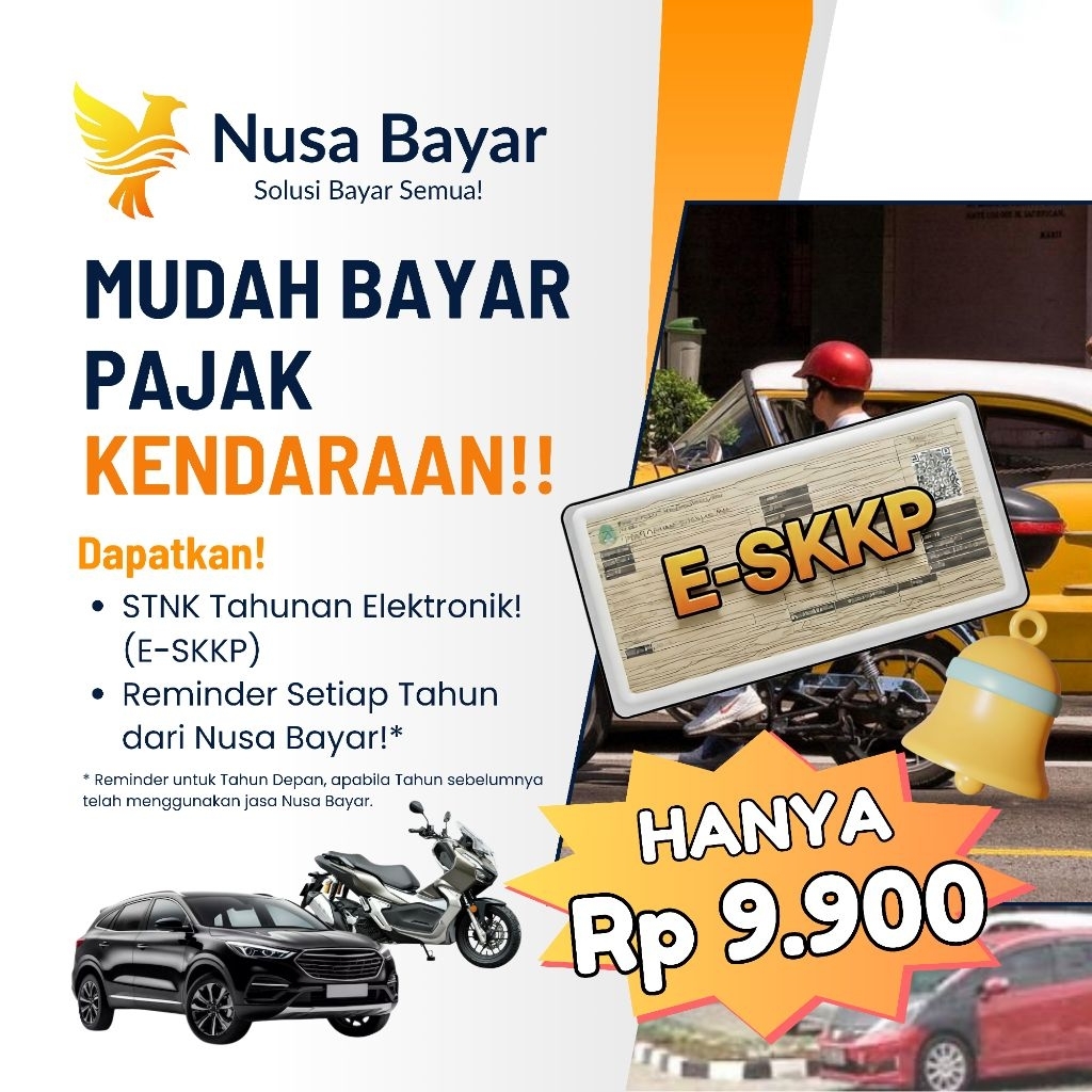 Jasa Pajak Tahunan Kendaraan Bermotor (Mobil dan Motor)