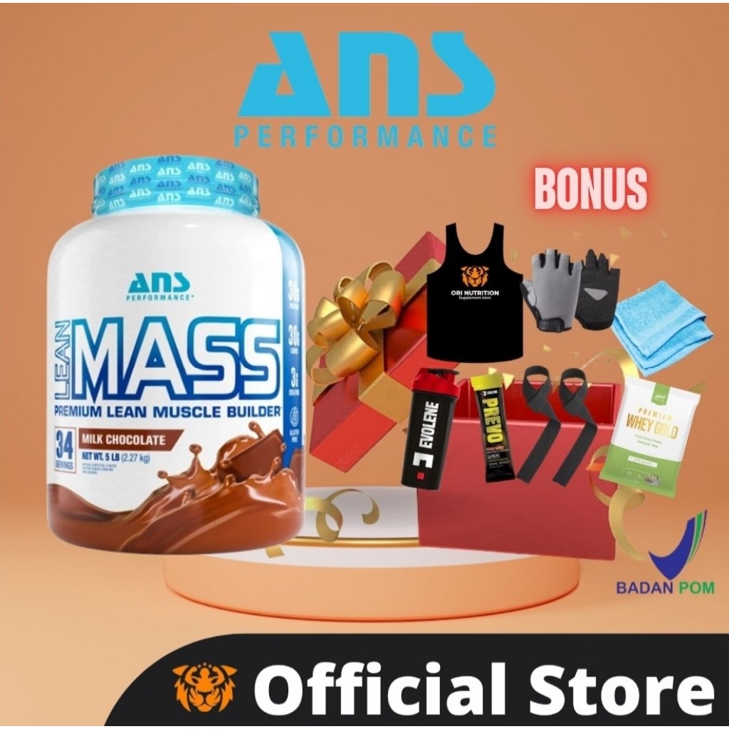 ANS PERFORMANCE Leanmass 5 LBS Lean mass Weight Gainer Bulking