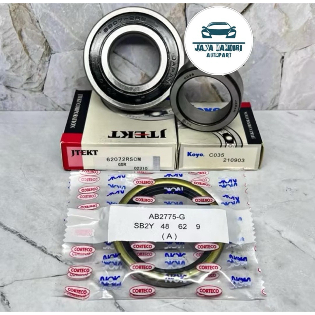 BEARING SET RODA BELAKANG SET CARRY EXTRA BEARING+CONES+SEAL