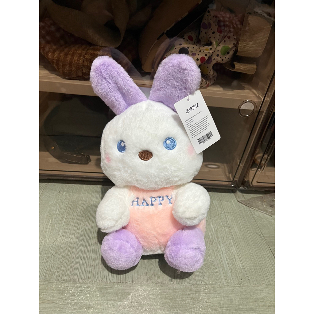 BONEKA LUCU KELINCI UNGU DARI MESIN CAPIT KKV OH SOME(TERMURAH)