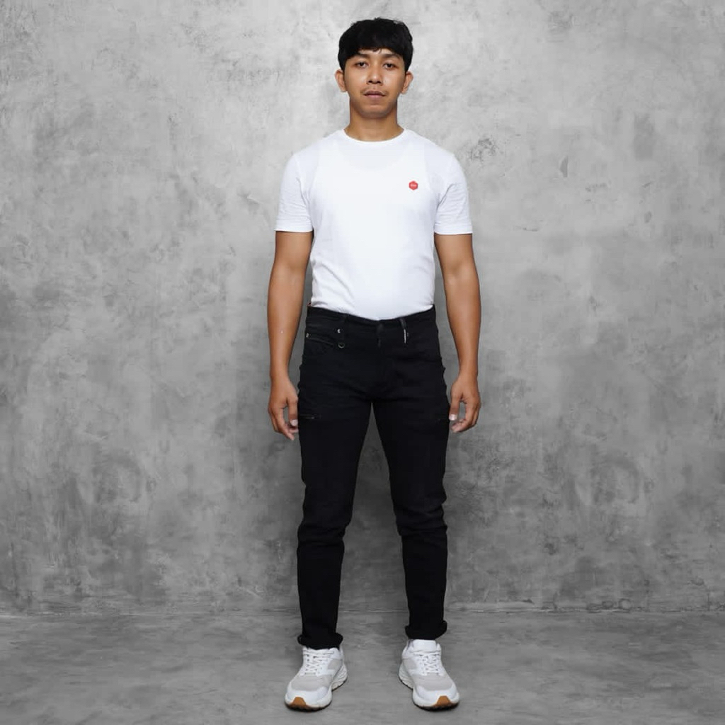 Oxygen Denim Evolve Wanderlust Tapered Cargo Jeans (703-8614)