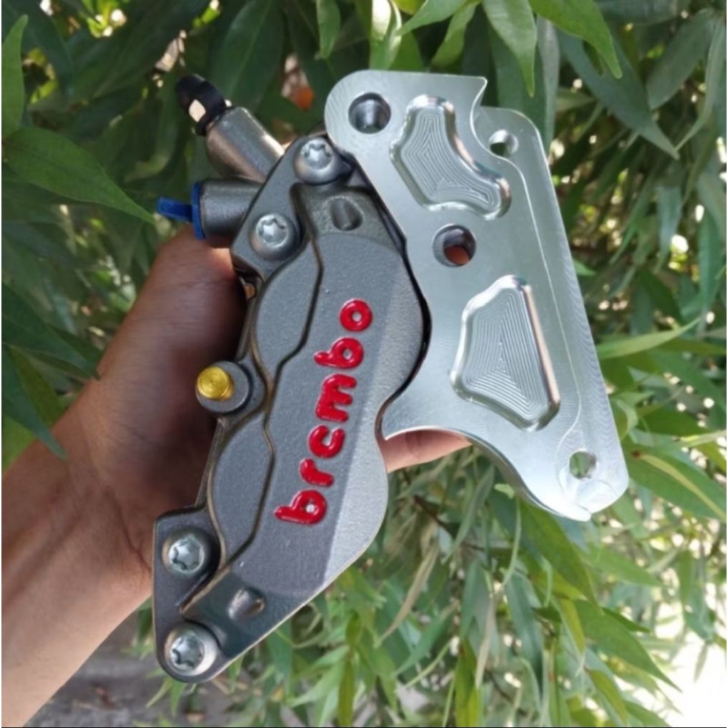 PAKET KALIPER BIGPOT DEPAN HONDA CBR - SONIC - TIGER - GL PRO PLUS BREKET CNC PNP DISC 300 MM