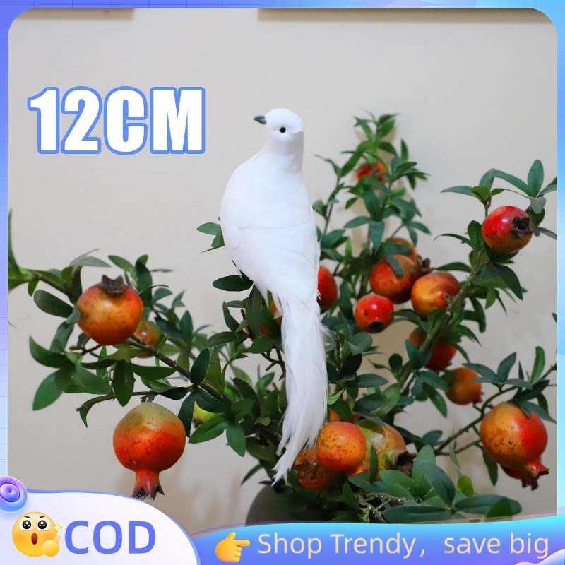 12cm Hiasan Burung Merpati Burung Hias Miniatur Burung Merpati Burung Hiasan Dekor