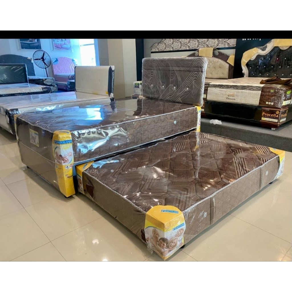 SET Kasur 2in1 Twin Anak American Kids Spring Bed springbed Beautyland