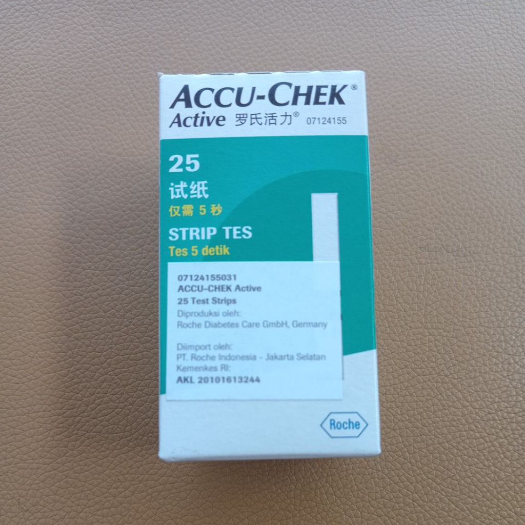 AccuChek Active Strip Gula Darah/Accu Chek Active Cek Gula Darah/AccuCheck Active Strip