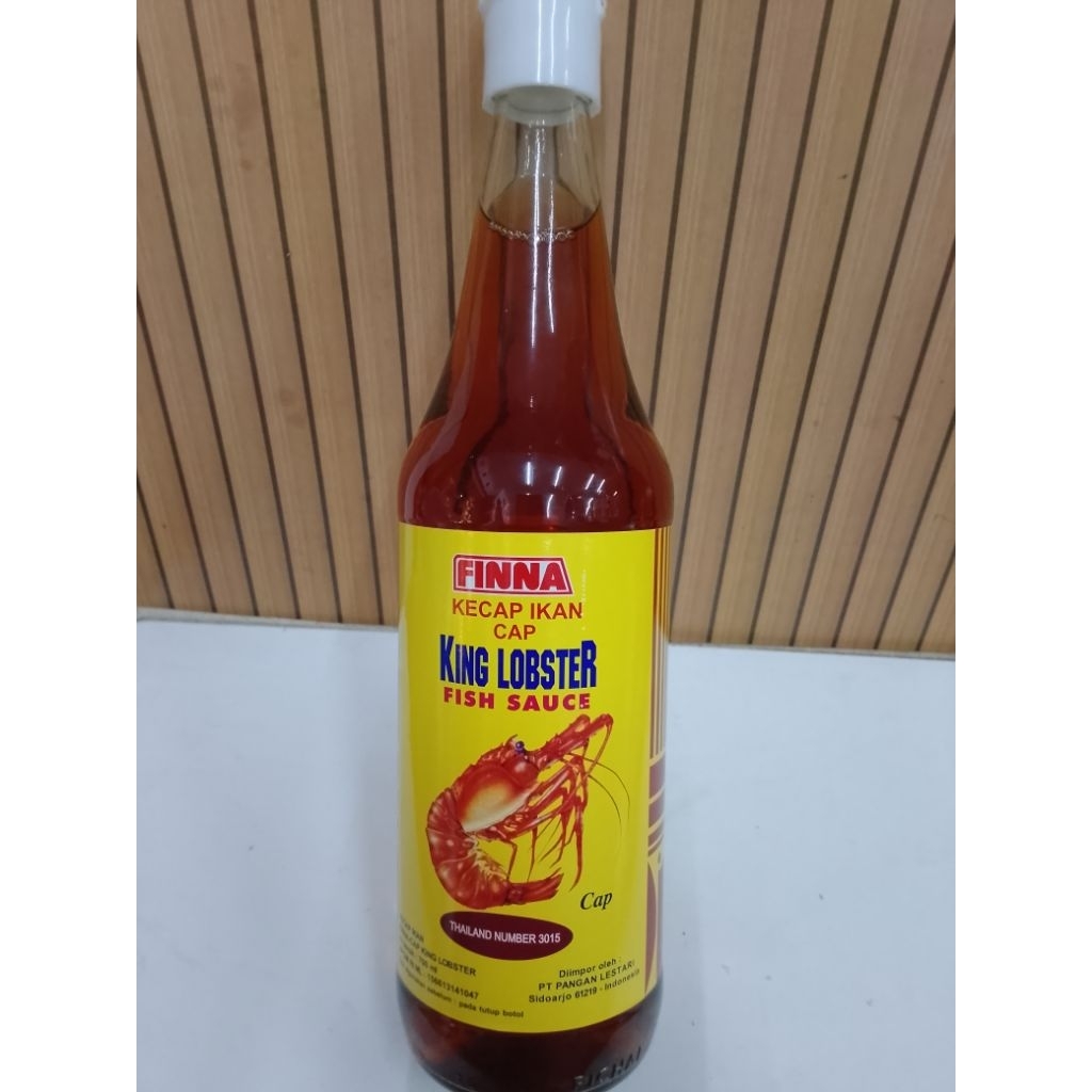 FINNA KECAP IKAN CAP KING LOBSTER 700ML / FISH SAUCE / KECAP IKAN KING LOBSTER FINNA / KECAP IKAN HA